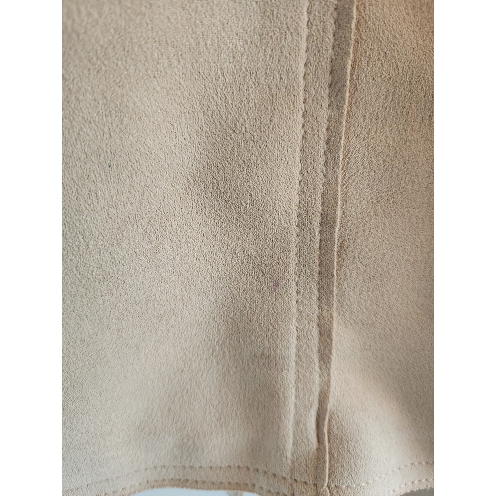 Philosophy Women's Dress Jacket Cream Faux Leather Large - Picture 3 of 6